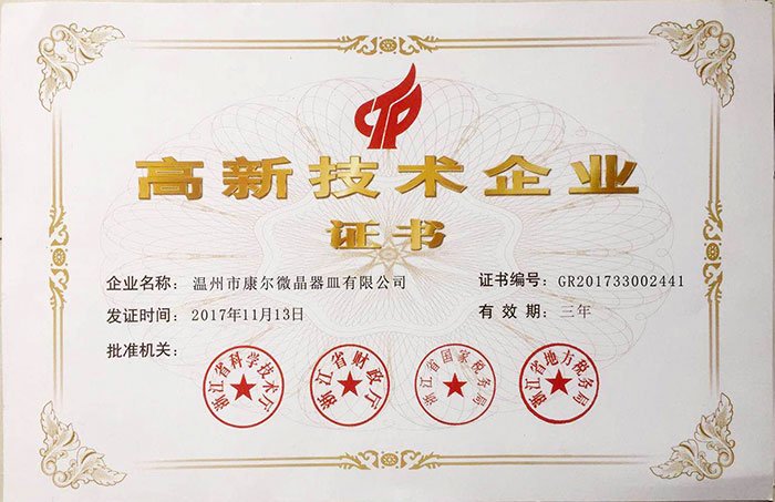 Provincial High-tech Enterprise 2017