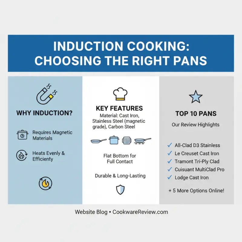 The Best Induction Cooktop Pans: Top 10 Options for Perfect Cooking