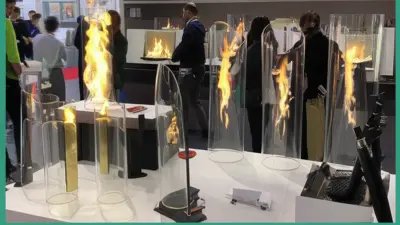 Innovative Trends in Transparent Ceramic Glass Fireplaces at 2025 China Import and Export Fair